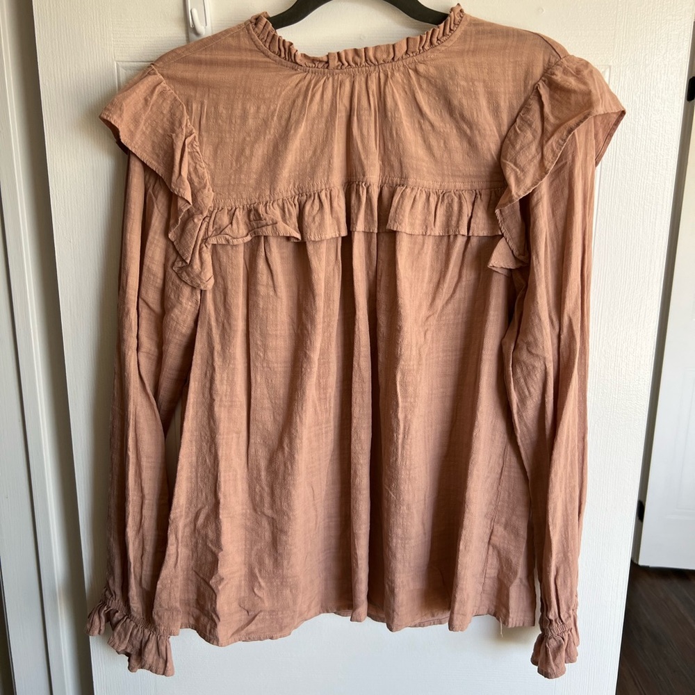 Pink long sleeve shirt